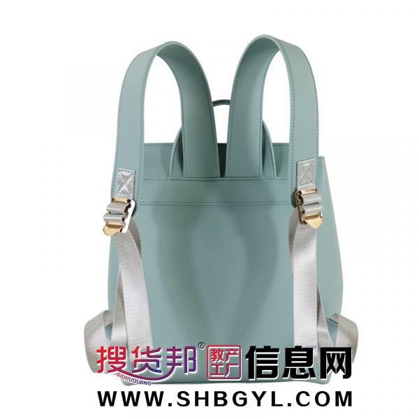 包包女包新款2021时尚韩版PU皮革背包跨境风潮流苏双肩包烫金LOGO图2