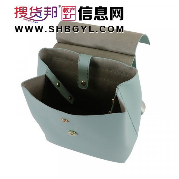 包包女包新款2021时尚韩版PU皮革背包跨境风潮流苏双肩包烫金LOGO图1