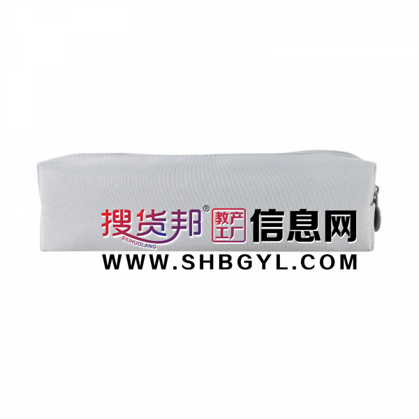 韩国简约创意方形帆布笔袋小清新学生拉链铅笔袋大容量文具袋儿童图2