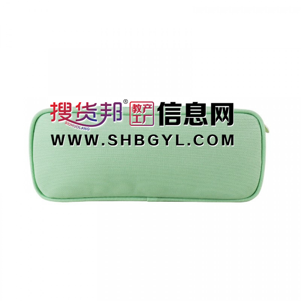 韩版简约涤纶文具笔袋文具收纳袋中小学生拉链笔袋盒定织做唛LOGO图3