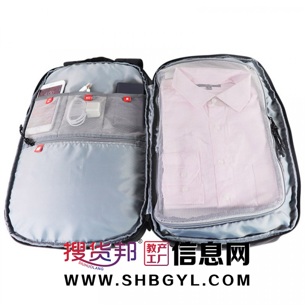 2019年夏季新款时尚休闲男士双肩包 牛津布防水户外背包定制LOGO图4