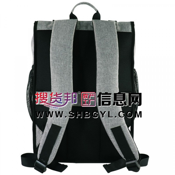 涤纶双肩包 韩版可印刷LOGO纯色蚂蚁料双肩背包图3