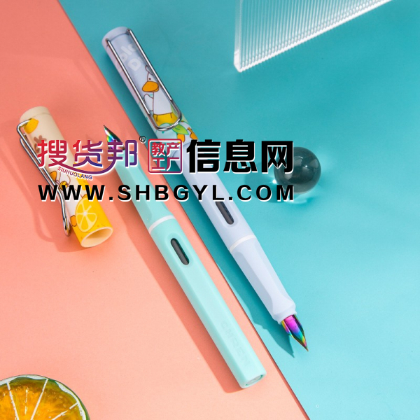 12支盒装小学生专用钢笔 批发带吸墨器卡通正姿练字儿童钢笔图2