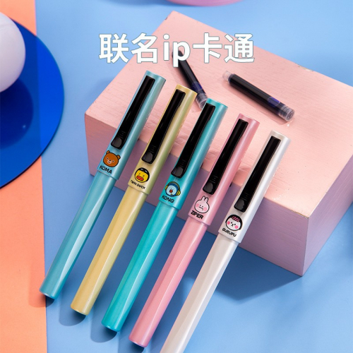 儿童礼盒钢笔 小学生三年级专用卡通正姿可替换墨囊钢笔图3