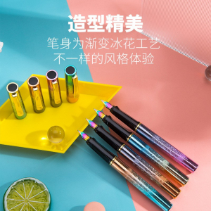 学生钢笔套装 炫彩渐变色可替换墨囊可吸墨两用钢笔礼盒