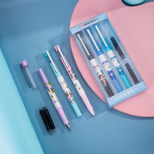 定制款传人可擦钢笔普通可擦蓝多支装 3种笔尖搭配 0.38mm0.5mm