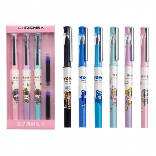 定制款传人可擦钢笔普通可擦蓝多支装 3种笔尖搭配 0.38mm0.5mm图1