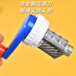 自动进笔削笔器卡通太空人手摇卷笔刀儿童小学生转笔刀