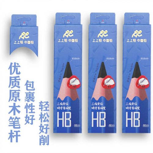 三角形HB洞洞铅笔一年级小学生书写幼儿园儿童矫正握姿笔图3