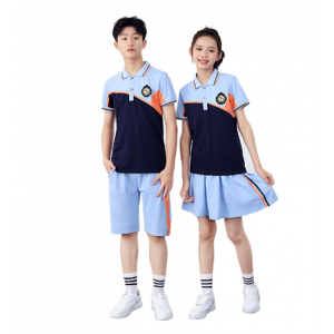 幼儿园园服毕业季服装儿童班服英伦风短袖夏季中小学生校服运动会