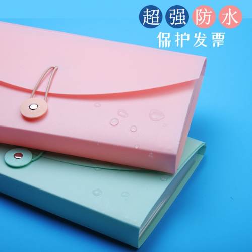 塑料票据多功能收纳盒财务竖式账单多层小学生办公室用品图4