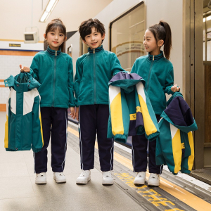 运动班服童装校服英伦风幼儿园园服春秋装套装定制批发