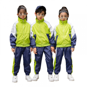 中小学生运动套装棒球服秋季校服定制高颜值学生团体装两件套