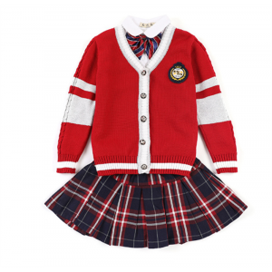 2023秋季新款小学生开衫校服套装幼儿园园服英伦风秋装合唱演讲服