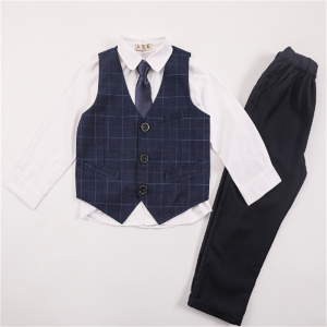 新款春秋装小学生校服英伦风马甲三件套幼儿园园服表演合唱服