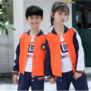 中小学生校服薄款棒球服幼儿园园服儿童运动英伦班服老师套装校服