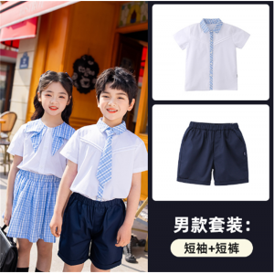 小学生校服夏英伦风儿童班服海军风幼儿园毕业服老师园服套装学院风