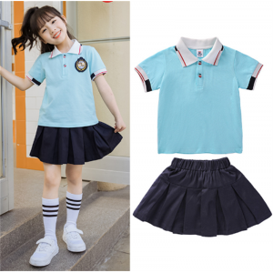 小学生校服夏季儿童短袖英伦风班服套装批发幼儿园园服夏装毕业照服装