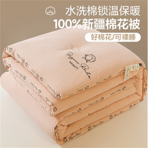 母婴级A类新疆纯棉花被子冬被加厚保暖100%棉花春秋被芯厂家批发图2
