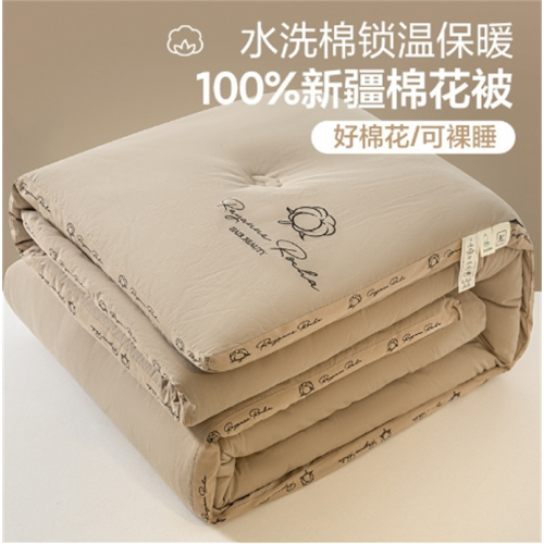 母婴级A类新疆纯棉花被子冬被加厚保暖100%棉花春秋被芯厂家批发图3