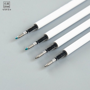 0.5mm子弹头笔芯批发黑色110mm中性笔芯替芯