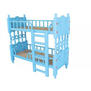 幼儿园基础设施塑料家具系列幼儿花式双人床LDX 18407