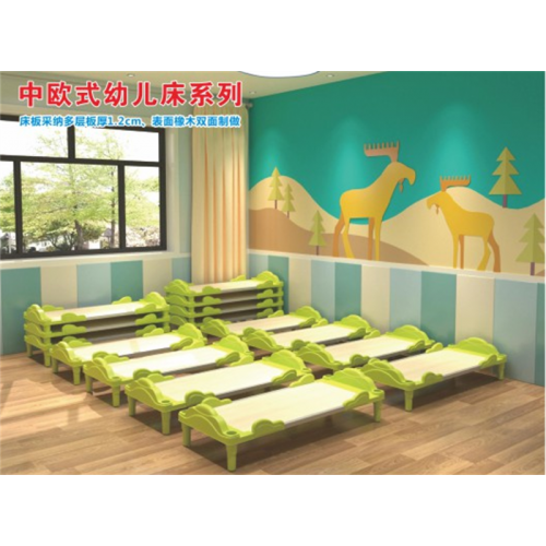 幼儿园基础设施塑料家具系列幼儿床LDX 18501图1