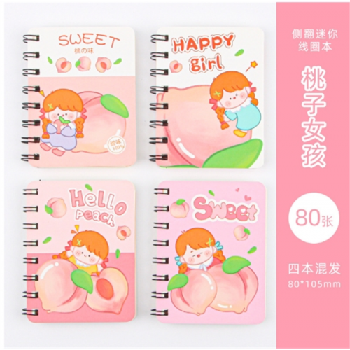 创意卡通线圈本学生迷你便携小本子可爱儿童小礼品文具笔记本图3