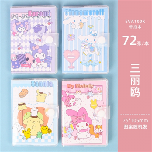 可爱手帐本高颜值小学生笔记本ins风按扣迷你胶套本创意文具礼品图2
