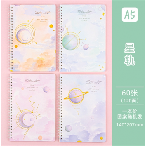 小清新线圈本A5韩版创意文具批发活页本学生日记本子笔记本图2