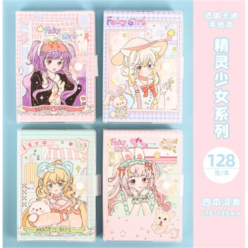 ins手账本高颜值学生EVA按扣笔记本本子网红少女可爱手账本日记本图3