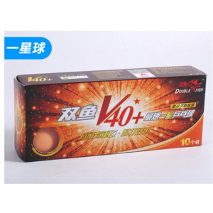 乒乓球一星级V40+新材料兵乓球1星训练用娱乐兵乓球