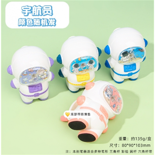 新款卡通削笔器小学生手摇卷笔刀可爱自动进笔削笔刀学习用品批发图3