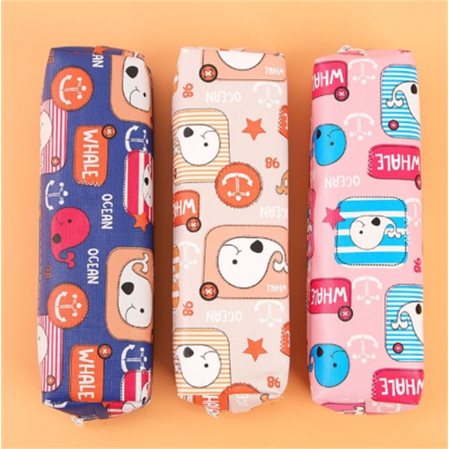 韩版卡通可爱皮面笔袋儿童小礼品拉链文具袋学生创意文具铅笔袋图2