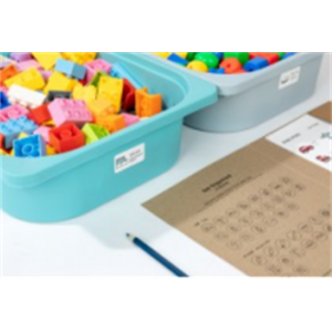 幼儿园基础设施儿童游乐塑料玩具系列收纳分类贴纸 LDX 22315