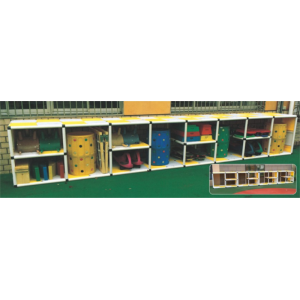幼儿园基础设施百变管道/收纳系列室外玩具架F LDX 23211