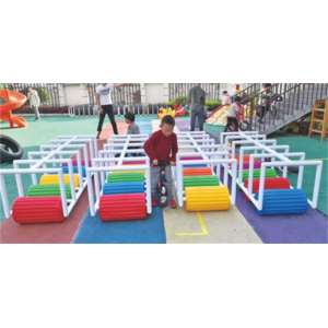 幼儿园基础设施百变管道/收纳系列七彩滚轮车 LDX 23405