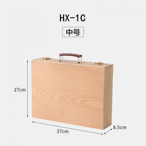 户外油画箱多功能折叠式便携手提画箱铝合金画箱木盒图1