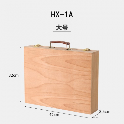 户外油画箱多功能折叠式便携手提画箱铝合金画箱木盒图4