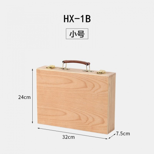 户外油画箱多功能折叠式便携手提画箱铝合金画箱木盒图3