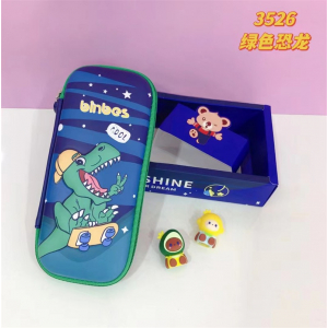 多功能小学初中儿童文具盒小学生卡通笔袋立体铅笔盒抗摔韩版3526