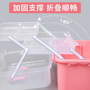 三层收纳箱特大号咕咔工具箱美甲箱美术生杂物塑料收纳盒
