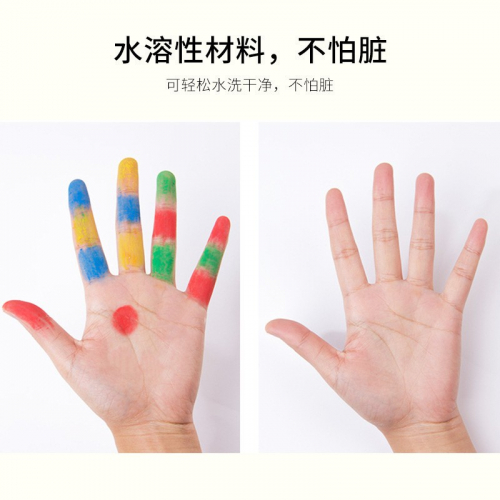六角油画棒幼儿涂鸦绘画美术画笔12色24色彩色水彩图5