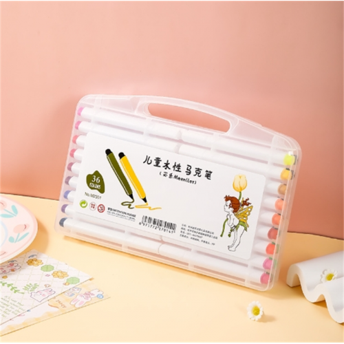 新款儿童水性马克笔套装学生美术绘画专用幼儿园手绘可水洗耐磨损图3