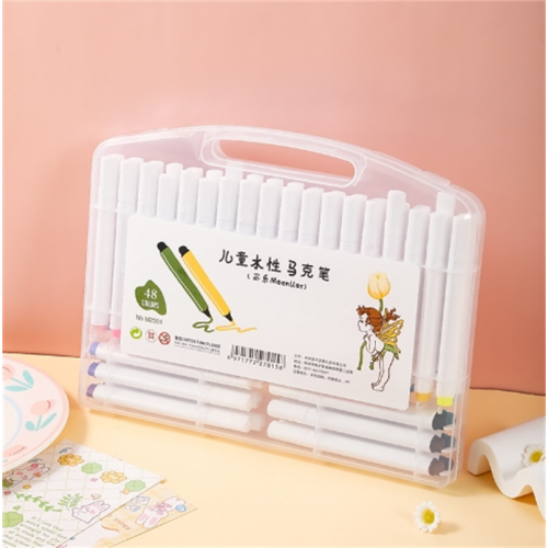 新款儿童水性马克笔套装学生美术绘画专用幼儿园手绘可水洗耐磨损图4