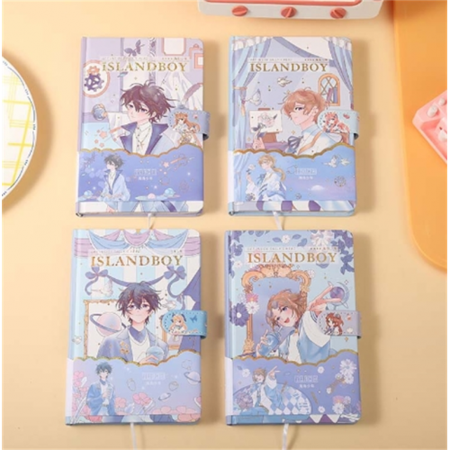 新款A5创意磁扣手账本加厚烫金彩页笔记本学生可爱记事本子批发图1