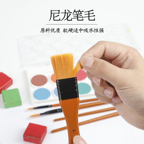 11件套画笔刷水粉水彩丙烯油画画刷笔套装美术绘画用品工具图3