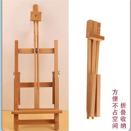 木质画架可折叠桌面多场景适用室外素描写生美术生展视画架图1