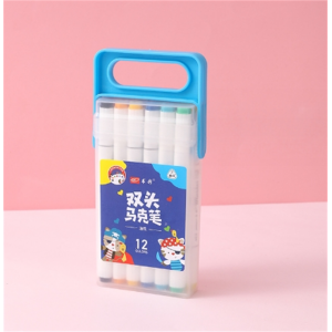 双头马克笔小学生儿童快干绘画美术水彩笔彩色画笔