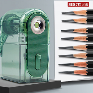 素描卷笔刀削笔器双孔转笔刀学生削笔器老师手摇卷笔刀